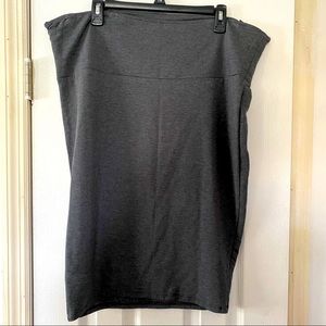 TORRID Charcoal Fleece Mini Skirt Size 1 NWT